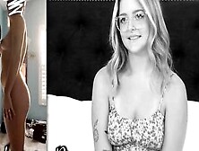 Blonde Cutie Jill Gets Facial On Her First Porno! Three