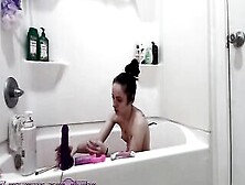 Teens Daughter Masturbates Inside Shower