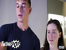 Joey Mills & Felix Fox Go To The Cinema With Their Gf's But They End Up Getting Fucked Together - Twink Pop