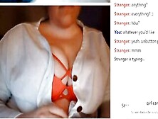My Big Hooters Make Two Guys Cum On Omegle