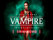 Vrcosplayx Alexis Tae As Vampire Emem Is A Queen Of Seduction In Masquerade Swansong