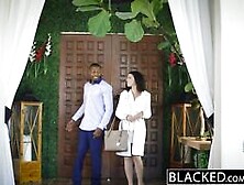 Blacked Brunette Hair Adriana Chechik Takes Three-Some Of Bbcs