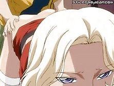 Sensual Hentai Blonde Enjoying A Cock In The Train