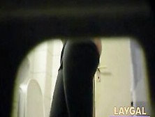 Golden-Haired Amateur Teen Throne Room Vagina Booty Hidden Spy Webcam Voyeur 5
