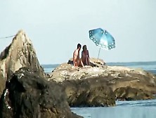 Couple Caught Fucking In The Rocks