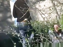 Two Women Caught Pissing Outdoors