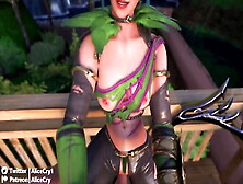 Tira From Soul Calibur's Perfect Tits Bounce As She Rides