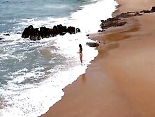 Kate Wearing Orange Bikini Showing Off Her Flawlessly Vagina