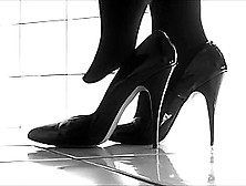 The Sound Of Heels #3 - Metal Tip Heels On Tiles [Asmr - Tapping 'n' Shoepl