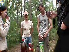 Gangbang Fun A Group Of Young Russians On A Camping Trip That Gets Sexy
