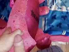 Perverted Guy Is Pushing His Hard Cock In That Stuffed Doll