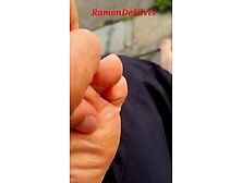 Master Ramón Massages His Divine Feet After A Hard Race