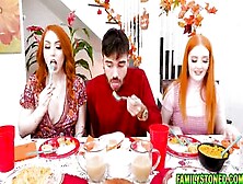 Stud Having Pussies For His Thanksgiving Dinner