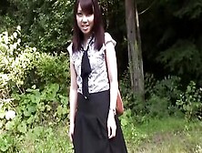Petite Japanese Barely Legal Takes A Stark Nude Walk Outdoor