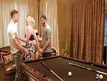Two Babes Get Fucked After The Game Of Pool