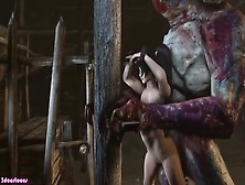 Resident Evil Fucking With Monstrous Monster