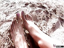 Real Teenagers - Summer Vixen Pees On The Beach Before