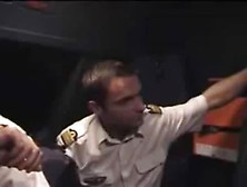 Stewardess Flashing In Cockpit/