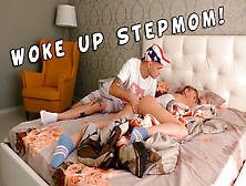 Stepmom Woke Up From The Stepson's Humongous Penis.  Family Therapy