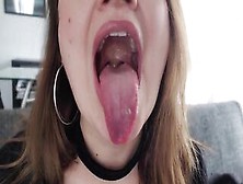 Hawt Close Throat Tongue & Spit Play