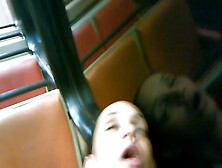 Sexy Passed Out Black Babe On Train (Cj)