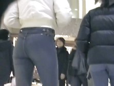 Hot Ass In Jeans On Candid Street Video