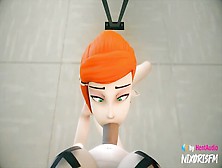 Watch Gwen (Ben 10) Swallows Raven's Humongous Rod (Teenie Titans) (With Asmr Sound) 3D Animation Anime Asian Cartoon Loop Free