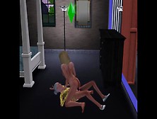 Nanny Drilled With Grandfather And Then With Granny | Sims Three Sex