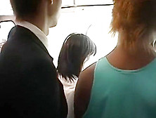 Japanese Chikan Gangbang On The Train