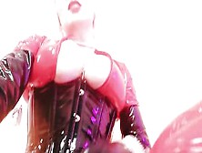 Do You Love Bdsm Clothes As I Do? Red Latex Catsuit And