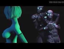 3D Robot Fuck A Hot Busty Babe