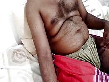 Desi Uncle Sarong Underwear And Nipples