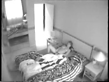 Voyeur - Livingroom Masturbation Caught On Bed