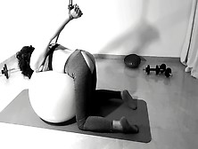 Tober Day 12: Yoga Kink - Tied Up And Fucked On Her Yoga Ball: Bdsmlovers91