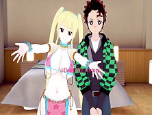 Lucy Dances For Tanjiro And Lets Him Fuck