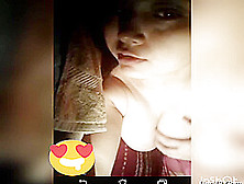 Today Exclusive- Cute Indo Girl Showing Her Boobs On Video Call Part 2