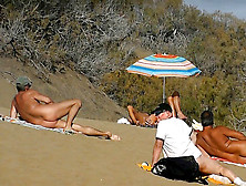 Public Cunny Fingering At The Beach