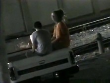 Voyeur Captures A Girl Getting Missionary Fucked In The Back Of A Truck Of A Parking Lot