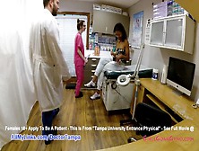 Nikki Star New Student Gyn Exam By Doctor Tampa & Nurse Lyle Caught On Webcam Only @girlsgonegynocom