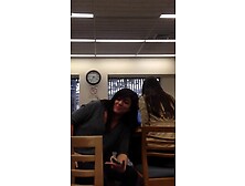 Girls Catch Guy Wearing A Thong At The Library