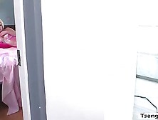 Mercedes Carrera Bangs Tgirl Nikki Vicious Ass Using Dildo