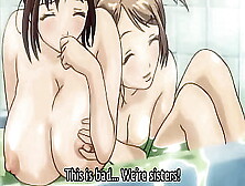 Step Sisters Taking A Bath Together! Cartoon [Subtitled]