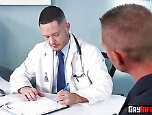 Stud Gets His Ass Ripped By Doctors Fists And His Feet