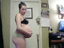 Pregnant Striptease