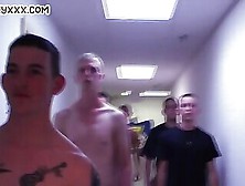 Army Gay Sucks Two Cocks While Bf Gets Jizzed By Many Cocks