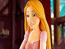 Pov Rapunzel Slurps 3D Disney Cum