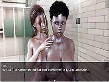 Laura,  Lustful Secrets.  Interracial Lesbians Under The Shower