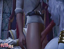 Frost Queen Elf Futanari Dominates And Fucks Her Slave Toy In Animated Porn