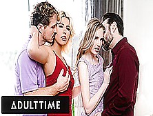 Adult Time - Scarlett Sage Swaps Husband's With Spanish Babe Carlita Ray For Wild Swinger Foursome!