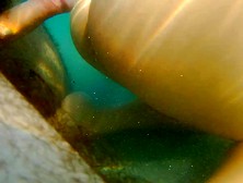 Deep Anal Into The Sea With Cloud Of Underwater Cum